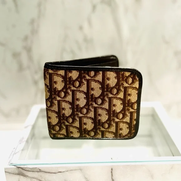 Christian Dior Trotter Bifold Vintage Wallet